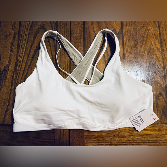 White, Size 12 Lululemon Nulu Yoga Bra. - Picture 4 of 8